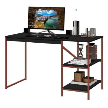 Imagem de Escrivaninha Home Slim Preto - Moveisaqui