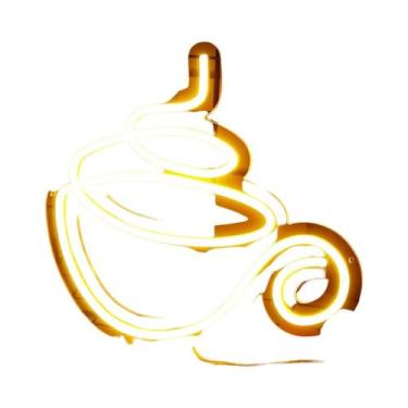 Imagem de Letreiro Neon LED USB Para Café, Bar, Casa E Restaurante - Decoração D