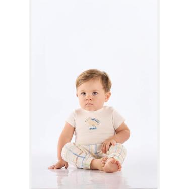 Imagem de Conjunto Bebê Body e Calça Xadrez Up Baby-Masculino