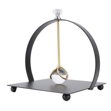 Imagem de Acouto Porta-Guardanapos de Ferro Premium - Dispensador de Guardanapos de Mesa Elegante e Funcional Com Haste de Puxar e Centro - Decoração de Casa, Cozinha, Restaurante, Hotel e café (Preto)