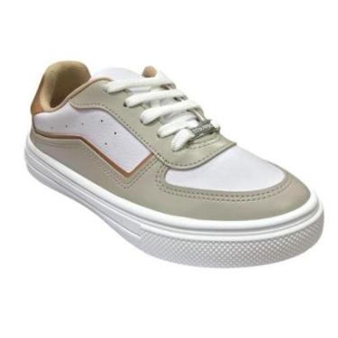 Imagem de Tênis Casual Feminino Moleca Napa /Cinza 5796.107 Tamanho:40;Cor:;Gênero:Feminino-Feminino