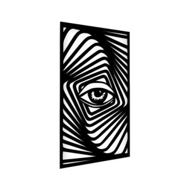 Imagem de Quadro decorativo para sala alto relevo moderno 32x18cm - Decoraset