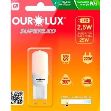 Imagem de Lampada Led Alta Potência G9 2,5W Superled 220V 2700K FOSCA 300 - OUR 