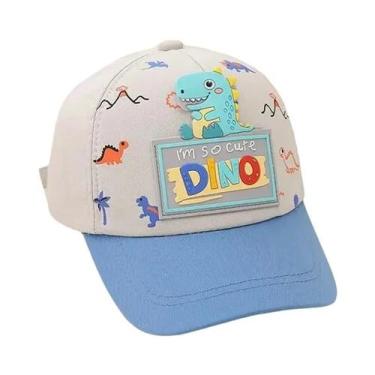 Imagem de Chapéu Infantil Ajustável De Dinossauro Em Desenho Animado Para Menino