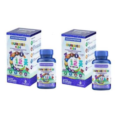 Imagem de Multi Polivitaminico Gummies Kids Gomas (kit 2x30=60 Gomas) - Catarine