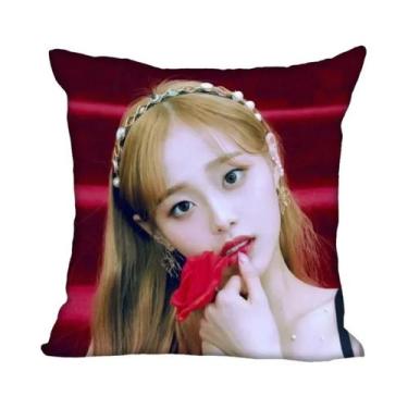 Imagem de Capa De Almofada De Poliéster LOONA KPOP 45x45cm Para Decoração De Qua