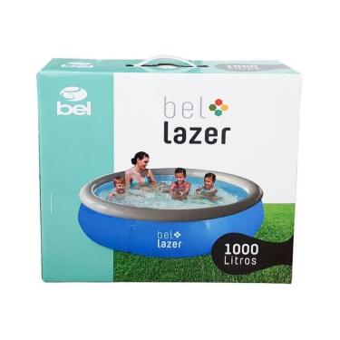 Imagem de Piscina Inflavel 1000 Litros Azul - Bel Fix