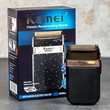 Imagem de Maquina Corte Profissional Kemei 2024 Acabamento, Bivolt