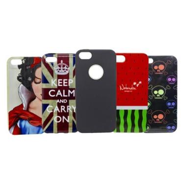 Imagem de Capa Capinha Para Iphone 5s com Desenhos Silicone Case - Mustangshop, 