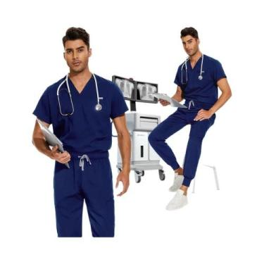 Imagem de Conjunto Unissex De Uniforme Hospitalar Para Médicos E Enfermeiros: Bl