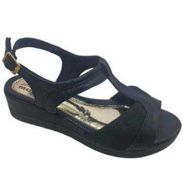 Imagem de Sandália Feminina Anabela Super Conforto Moda Pé-Feminino