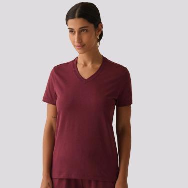 Imagem de Camiseta Fila Basic Feminina Vinho-Feminino