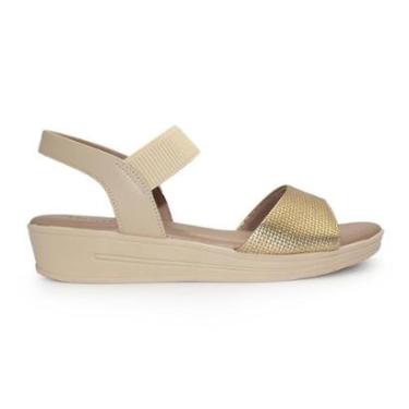 Imagem de Sandália Usaflex Feminina Plataforma Casual MM0701-Feminino