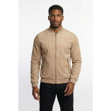 Imagem de Jaqueta suede básica masculina 91388 - - Kloze, Bege, GG