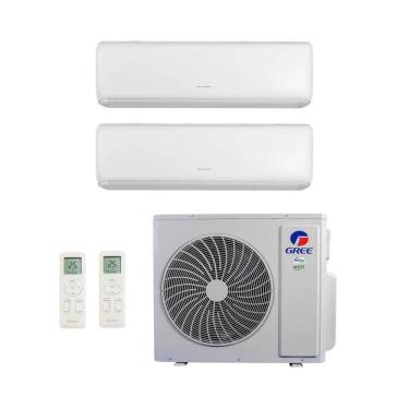 Imagem de Ar Condicionado Multi Split Inverter 18000 BTUs Gree G-Max (2×12.000) Quente/Frio - 220V