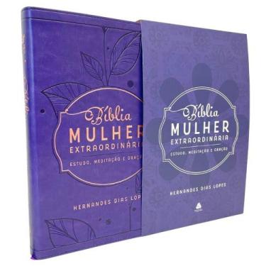 Imagem de Bíblia Mulher Extraordinária - Estudo, Meditação e Oração - Lilás - HA