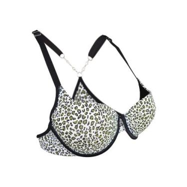 Imagem de Sutia Lingerie Alça Ajustavel Bojo e Aro Push Up Roupa Intima Fecho Fr