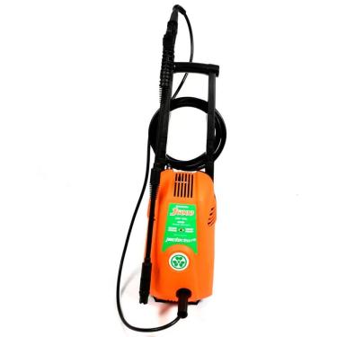Imagem de Lavadora de Alta Pressão Residencial Jactoclean J6000 M16 Stop Total 1500 Psi 1000W 300L-h Laranja e Preto 110V