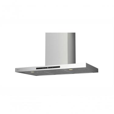 Imagem de Coifa de Parede Debacco Valença 90cm Inox Escovado com Painel Touch Vidro Preto Exaustor Depurador 220V