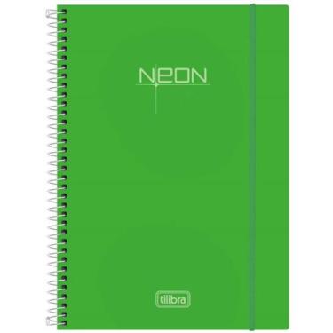 Imagem de Caderno Espiral Neon Green 96 Folhas - Tilibra