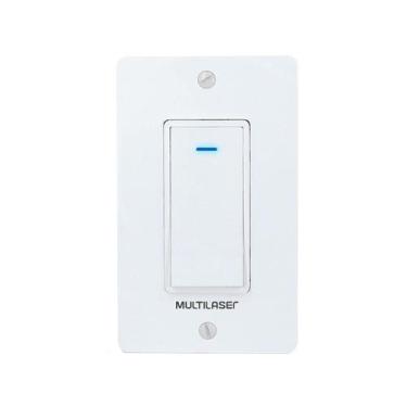Imagem de Interruptor Inteligente 1 Tecla Wi-Fi Bivolt + Aplicativo - Multilaser