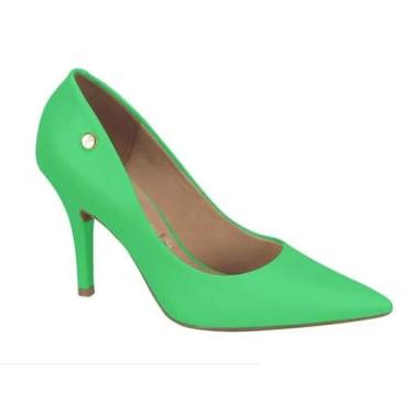 Imagem de Sapato feminino vizzano scarpin, Verde, 38