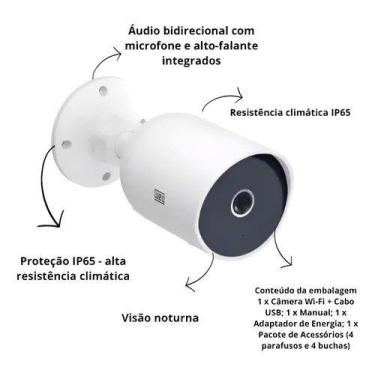 Imagem de Camera Externa WIHOME WIFI 2MP Full HD Bullet (WEG)