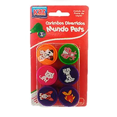 Imagem de Carimbos Divertidos - Instale na Ponta do Lápis - Kaz, Mundo Pets