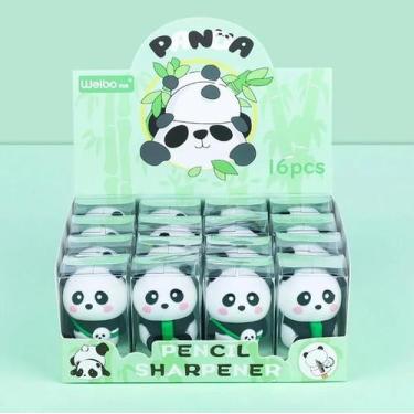 Imagem de Apontador Escolar Formato de Panda Emborrachado 1 Un - Weibo - IMPORTA