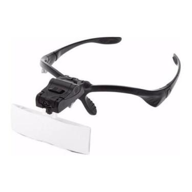 Imagem de Lupa tipo óculos c 5 lentes aumento bmax 9892b