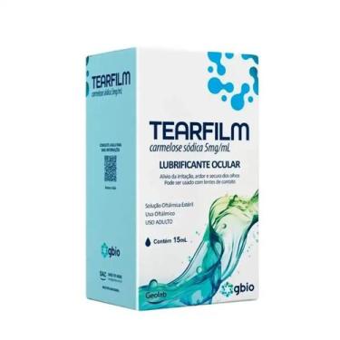 Imagem de Lubrificante ocular Tearfim Carmelose 15ml Gbio - TEARFILM