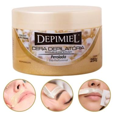Imagem de Cera Depilatória Depimiel Pérola Para Buço 250g