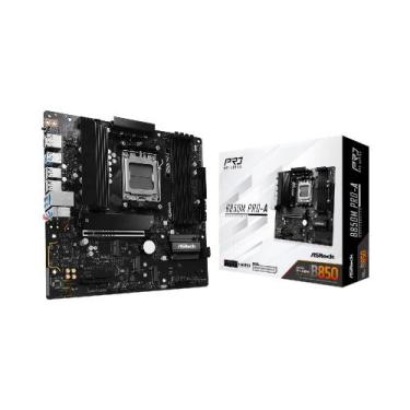 Imagem de Placa Mãe Asrock B850M PROA AM5 4xDDR5 Chipset B850 mATX