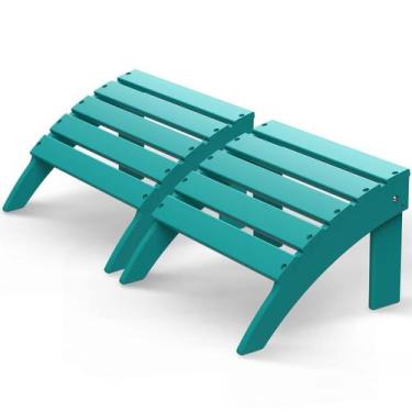 Imagem de Conjunto de apoio para os pés externo GREENVINES Adirondack em HDPE, a