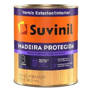 Imagem de Verniz Suvinil Madeira Protegida Maritimo Brilhante 900ml - Brilhante 