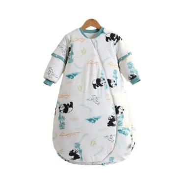 Imagem de Saco De Dormir Para Bebê 2.5Tog Primavera Outono Algodão Fino Em Forma