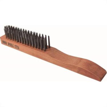 Imagem de Escova Aco Inebras 1777/4 Carbono Profissional Com Cabo 6712