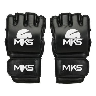 Imagem de Luva de mma sparring profissional preta - mks combat, P/M