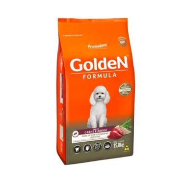 Imagem de Ração Premier Pet Golden Fórmula Mini Bits Cães Adultos Sabor Carne - 