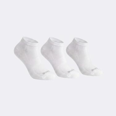 Imagem de Kit Meia Esportiva Feminina Lisa 3 Pares - SELENE, Branco, Branco, U
