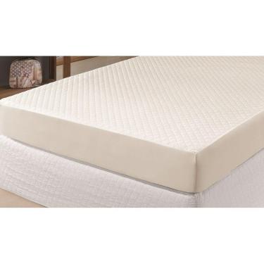 Imagem de Capa Protetora Impermeável De Colchão Saia Box Padrão Palha