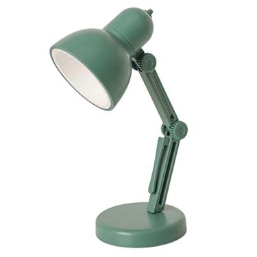 Imagem de mesa LED retrô, mesa com clipe, mini mesa ajustável que cuida dos olhos, luz leitura LED dobrável flexível para escritório, mesa, cabeceira, alimentado por bateria (vários estilos) Xiaoling