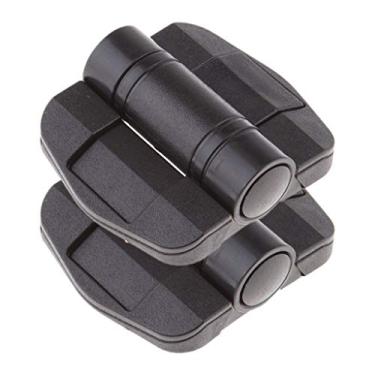 Imagem de Dobradiça de porta de portão marítimo Gazechimp 2X – Dobradiças de controle de posição com ângulo aberto de 150° substitui Southco C6-9 (preto)