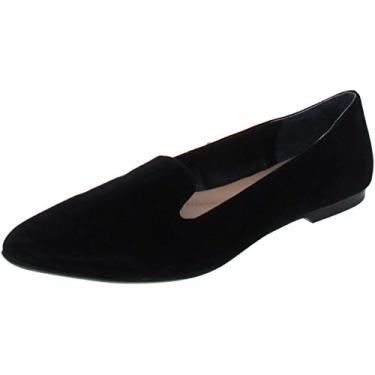 Imagem de Alfani sapato feminino de couro Poee mocassins de bico fino, Black Sd, 6.5