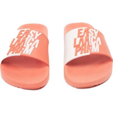 Imagem de Chinelo Slide Easy Lança Perfume Bicolor Logo Coral Feminino