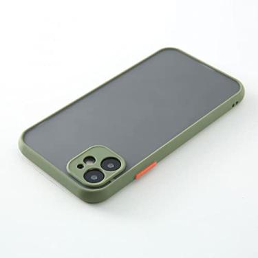 Imagem de Skin Feel Matte Silicone Hard Phone Case Para Xiaomi Para Redmi Note 10 Pro Max 10s Note10 Poco F3 Global Capa Traseira à Prova de Choque, Verde, Para Redmi Note 10