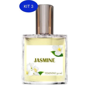 Imagem de Kit 3 Perfume Floral Jasmine Natural Feminino 30Ml