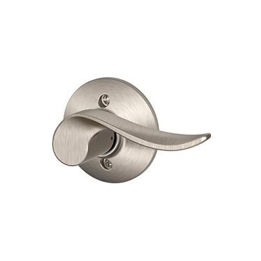 Imagem de Schlage Trava sem giro da Lock Company Sacramento maçaneta destro, níquel acetinado (F170 SAC 619 RH)