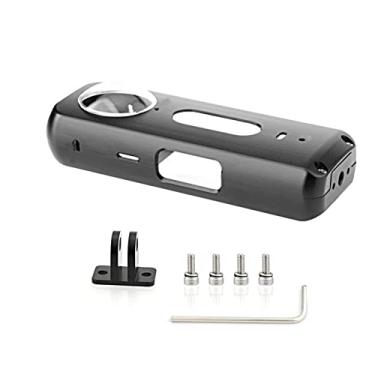 Imagem de MOOKEENONE 1 * Gaiola de metal protetora, estrutura de carcaça da câmera com protetor de lente para Insta360 X3