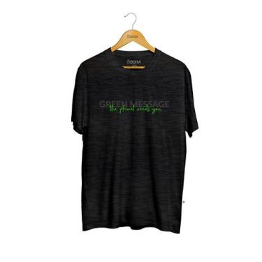 Imagem de Camiseta Eco Green Message Preta Masculina - Use Bora